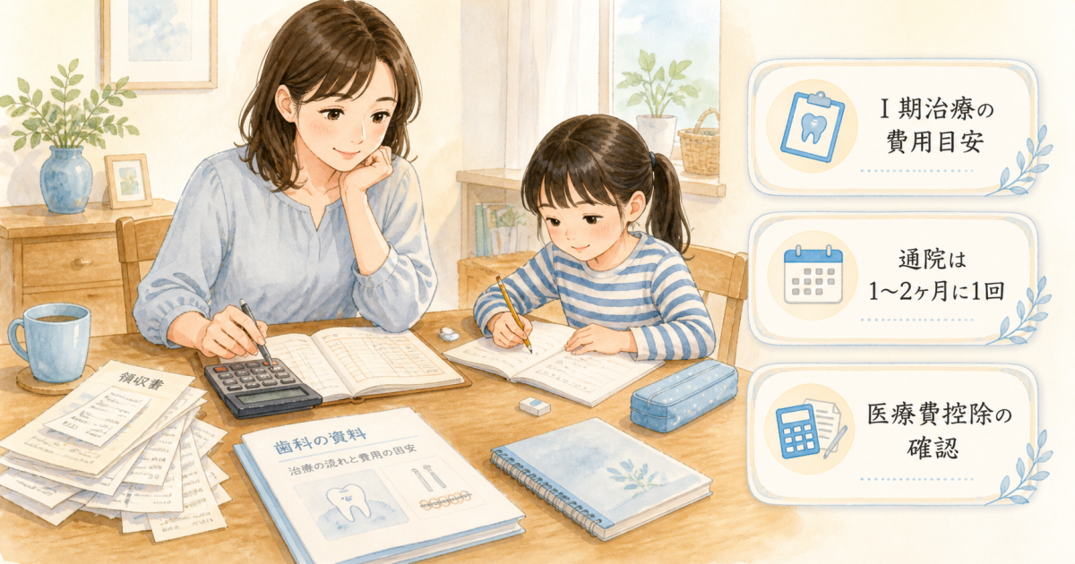 小児矯正にかかる費用感・治療期間と負担を抑える知識（医療費控除・保険適用）
